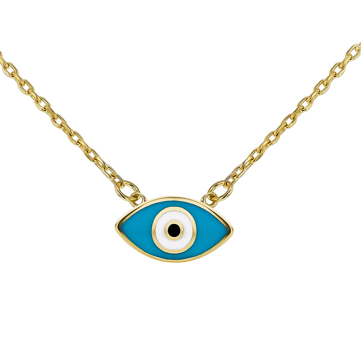 9K Yellow Gold  NecklaceE (Size - 16),  Gold Wt. 1.8 Gms