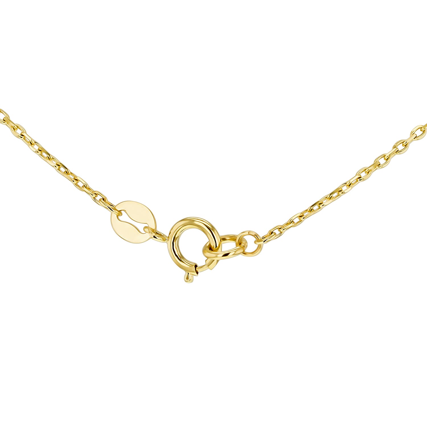 9K Yellow Gold  NecklaceE (Size - 16),  Gold Wt. 1.8 Gms