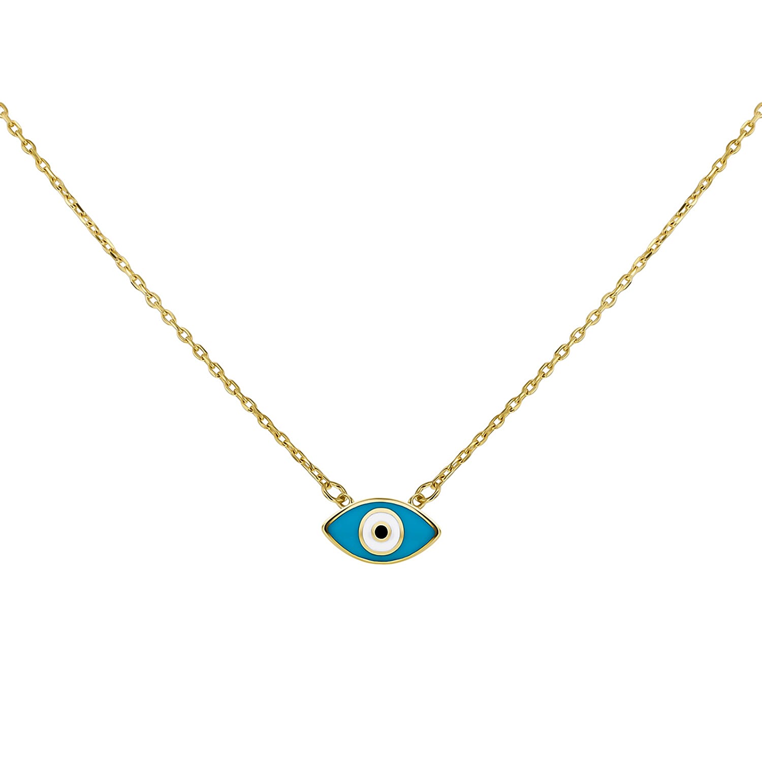 Mejuri evil eye necklace top