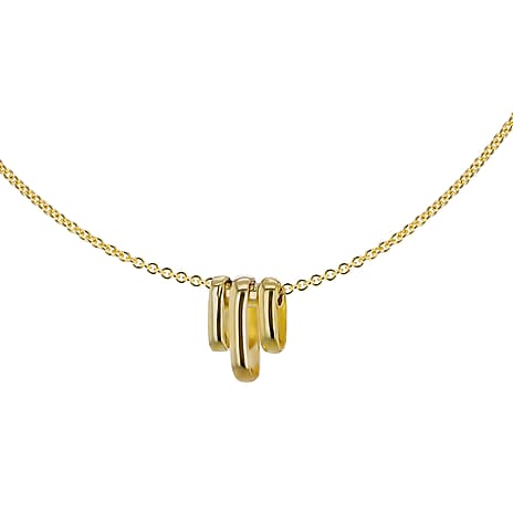 9K Yellow Gold  NecklaceE (Size - 15),  Gold Wt. 1.8 Gms
