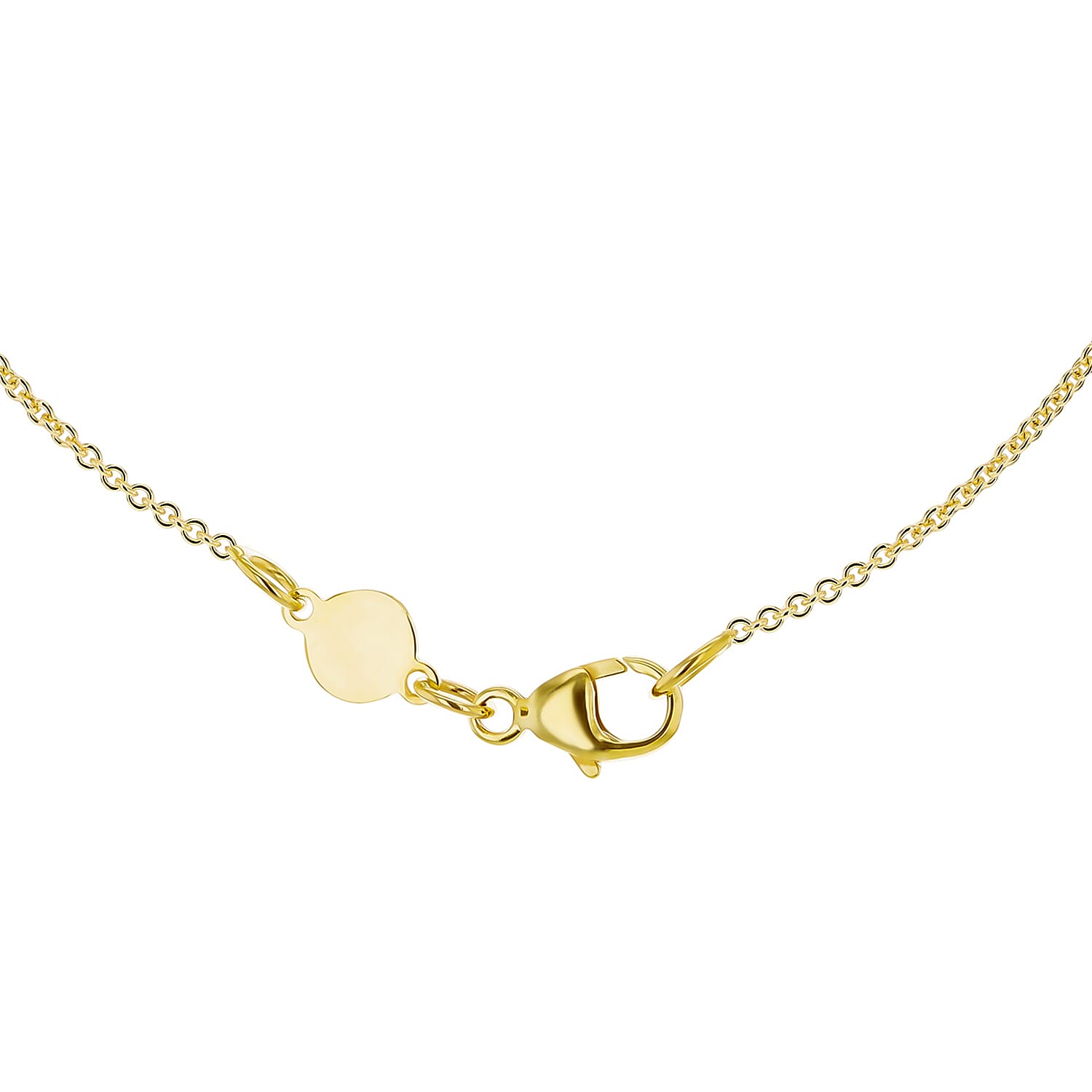 9K Yellow Gold  NecklaceE (Size - 15),  Gold Wt. 1.8 Gms