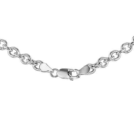 Sterling Silver NecklaceE (Size - 18),  Silver Wt. 11.3 Gms