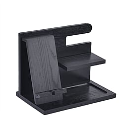 Wooden phone docking station and desk organizer - (Size 25x15x19 cm)