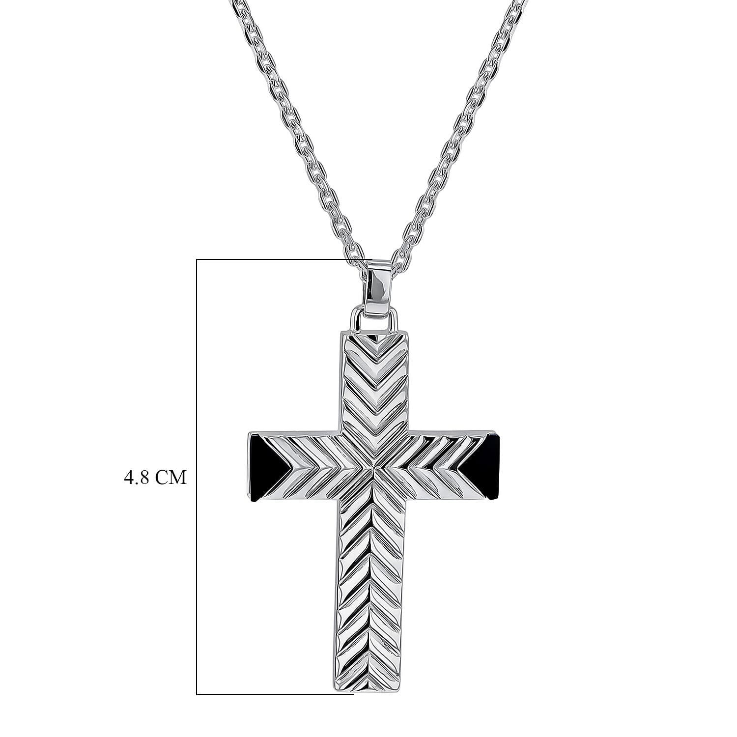 Sterling Silver NecklaceE (Size - 22),  Silver Wt. 17.7 Gms