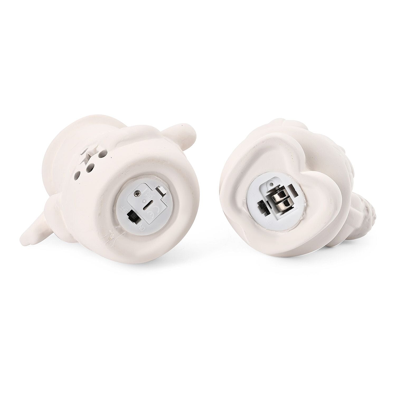 Christmas Ceramic Paint Set With LED Light, Inc. Snowman - Santa, Paint Colours and Brushes