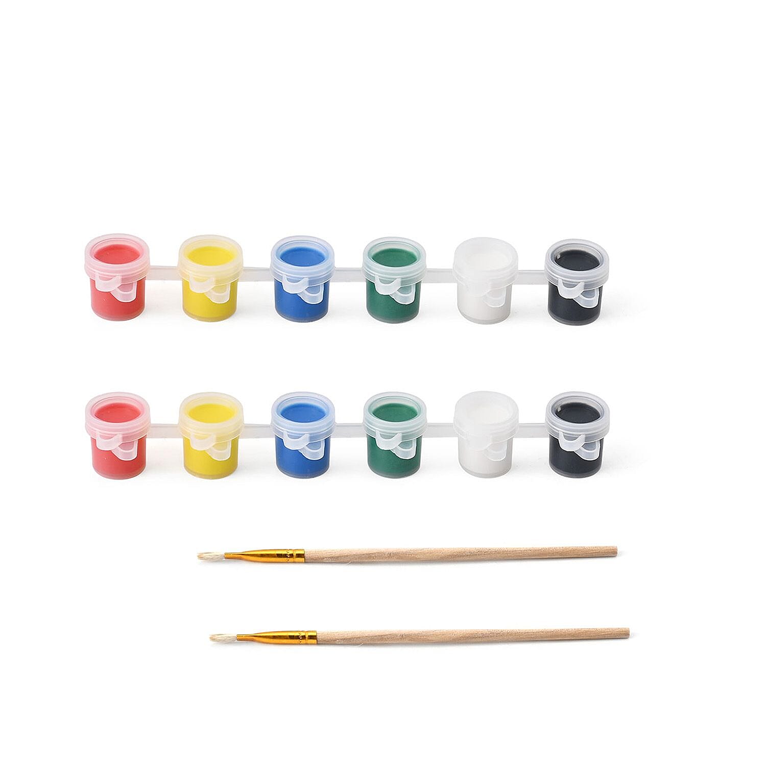 Christmas Ceramic Paint Set With LED Light, Inc. Snowman - Santa, Paint Colours and Brushes