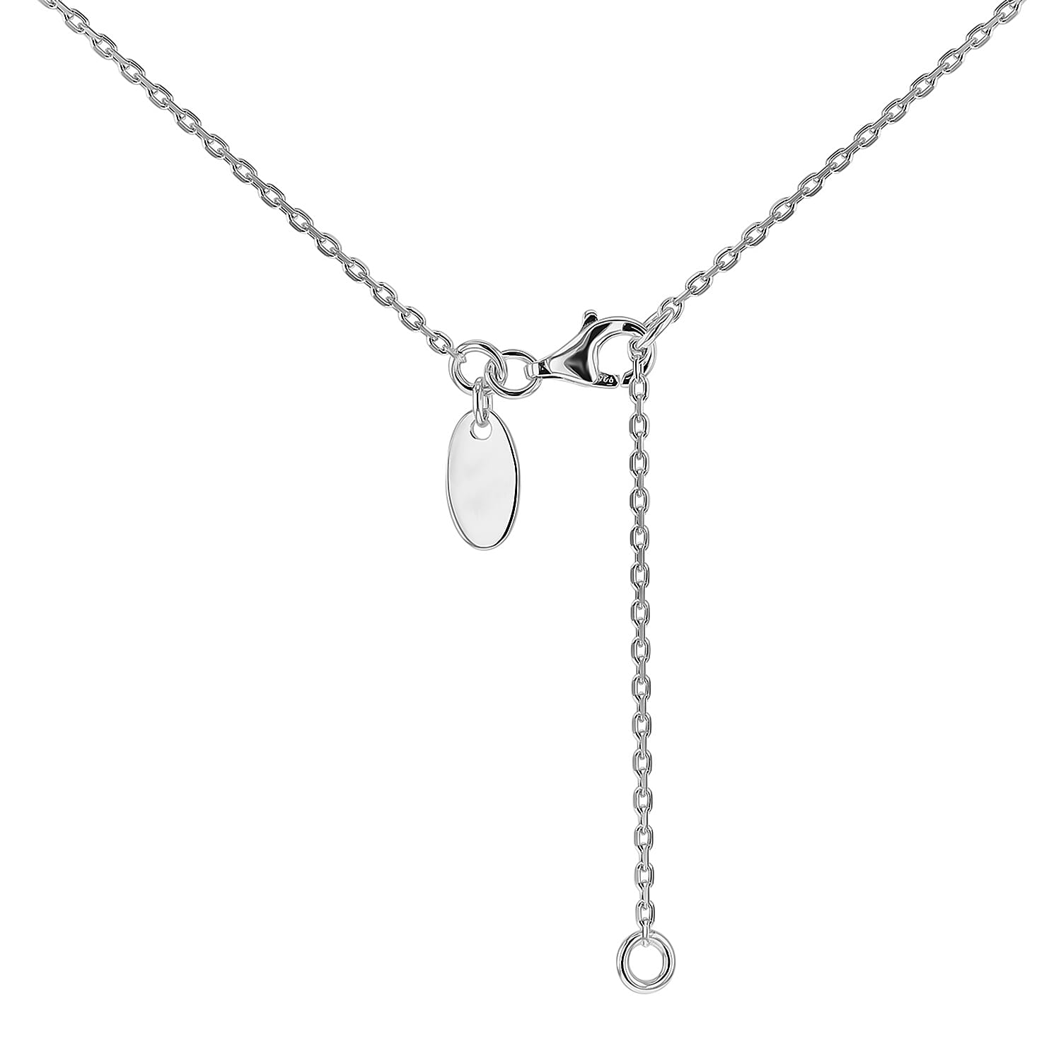 Sterling Silver NecklaceE (Size - 18),  Silver Wt. 15.4 Gms