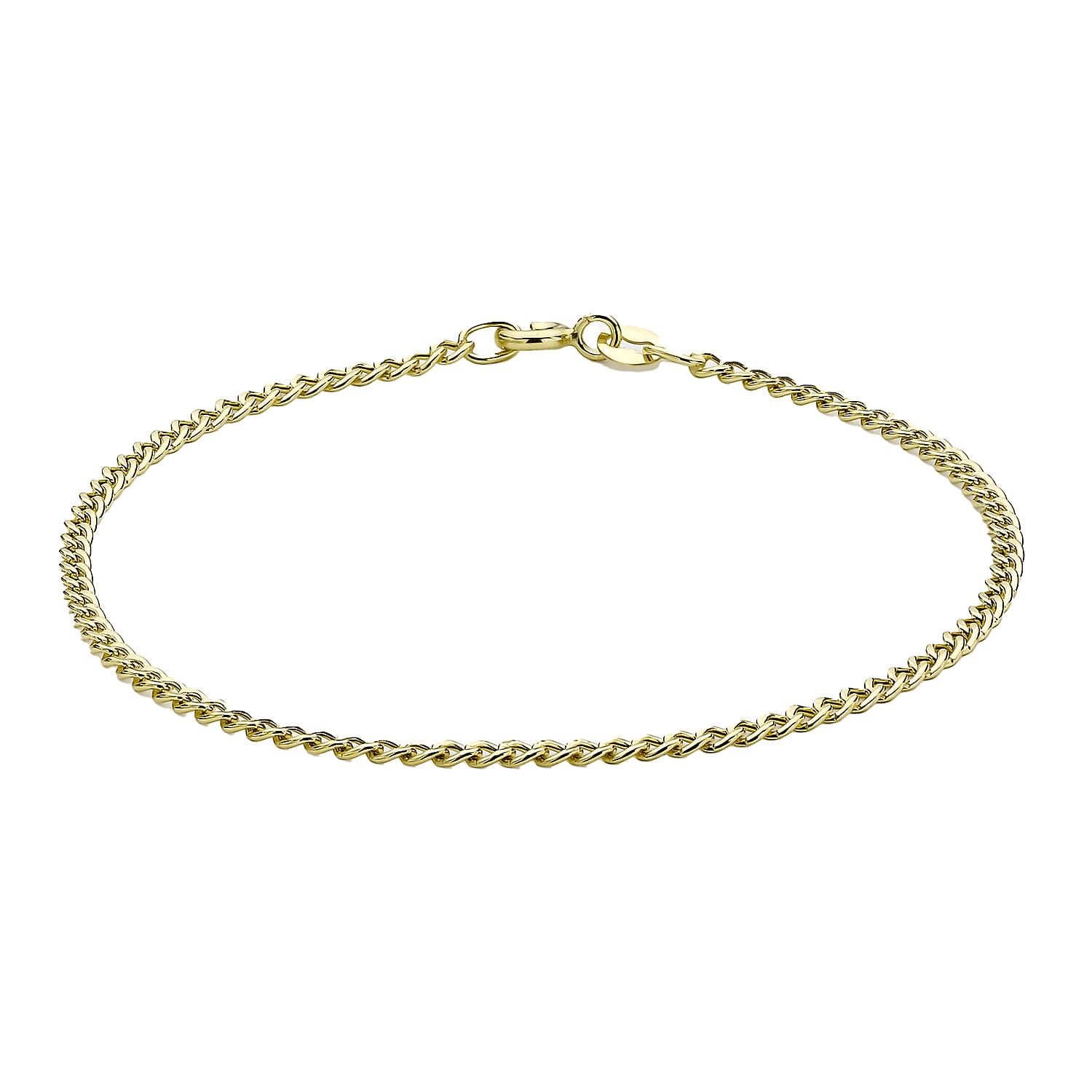 9K Yellow Gold  Anklet,  Gold Wt. 1 Gms