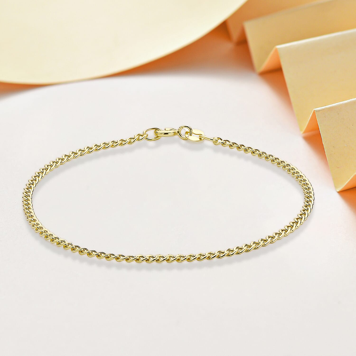 9K Yellow Gold  Anklet,  Gold Wt. 1 Gms