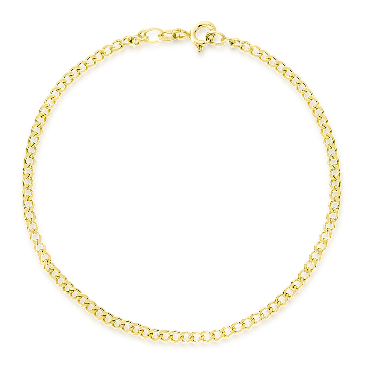 9K Yellow Gold  Anklet,  Gold Wt. 1 Gms