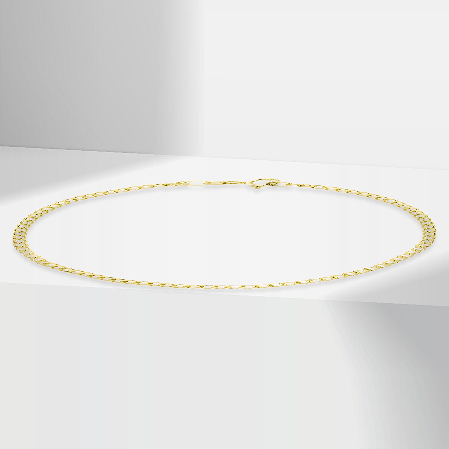 9K Yellow Gold  Anklet,  Gold Wt. 1 Gms
