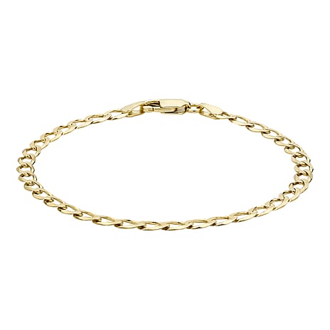 9K Yellow Gold  Anklet,  Gold Wt. 3.3 Gms
