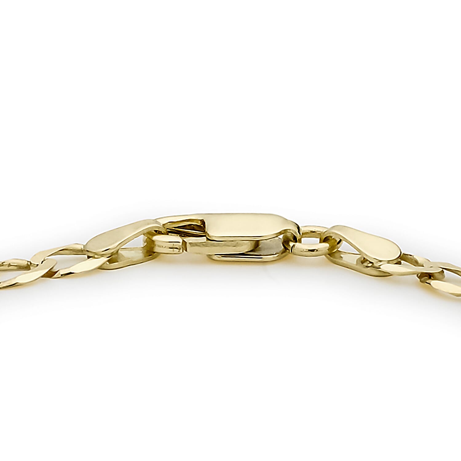 9K Yellow Gold  Anklet,  Gold Wt. 3.3 Gms