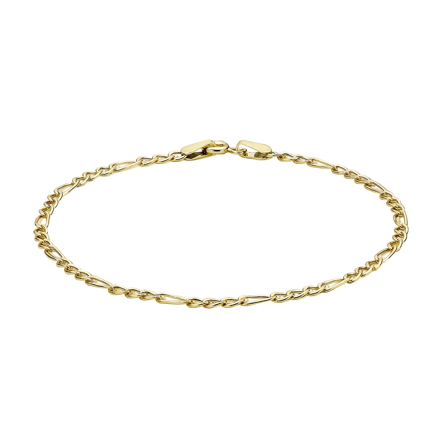 9K Yellow Gold  Anklet,  Gold Wt. 0.97 Gms