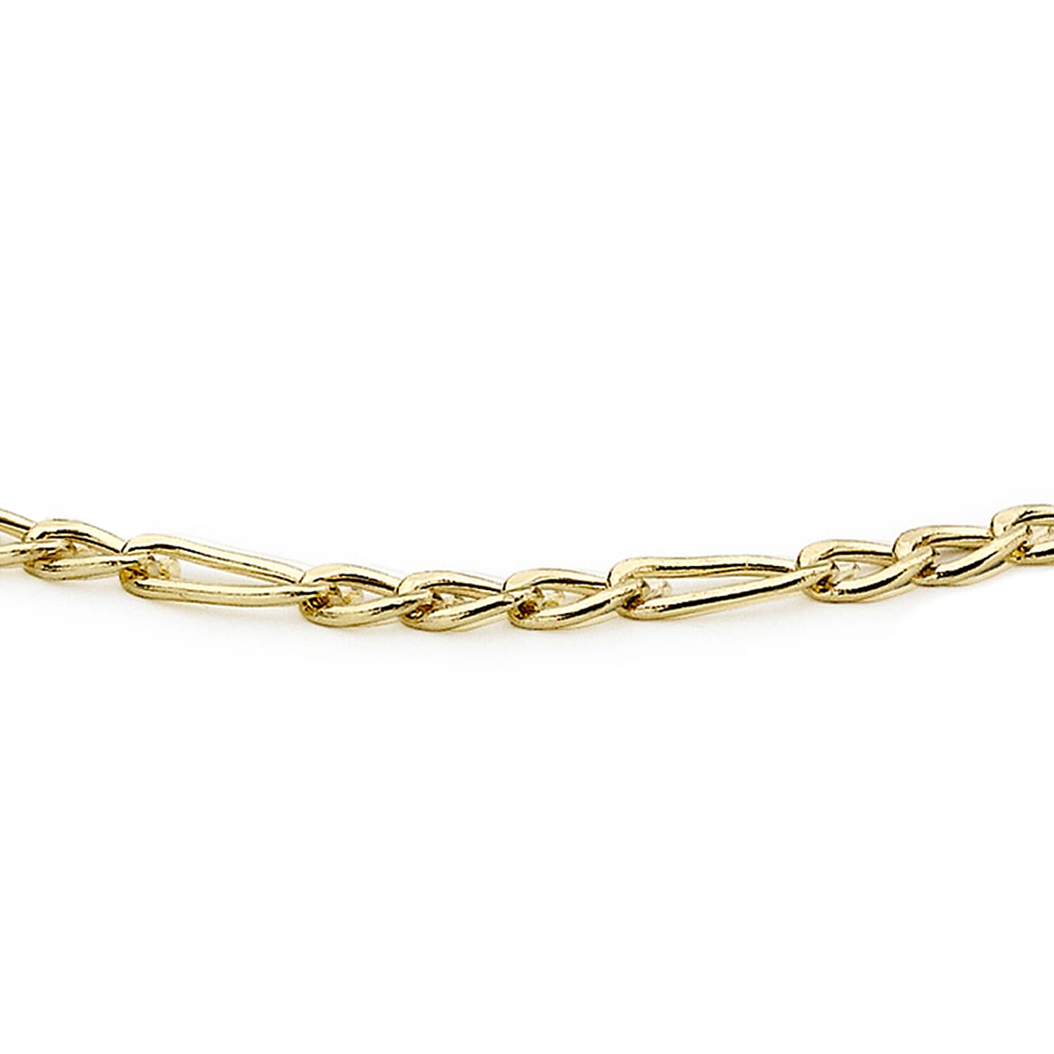 9K Yellow Gold  Anklet,  Gold Wt. 0.97 Gms