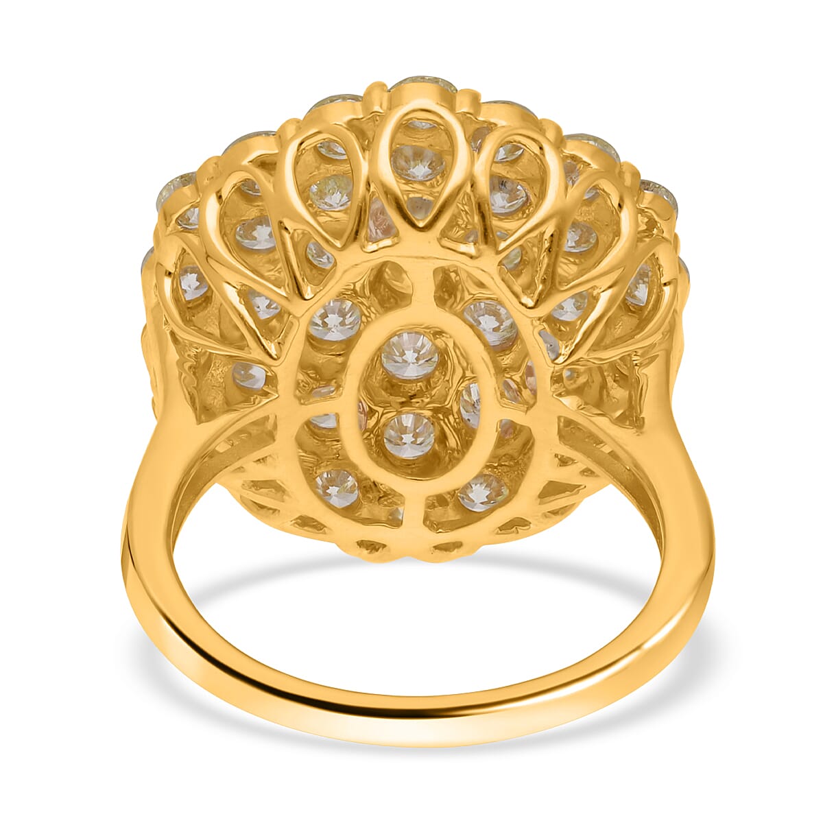 Red Carpet Collection- 14K Yellow Gold SGL Certified Rare Find Natural Yellow Diamond Ring 3.50 Ct, Gold Wt. 5.30 Gms