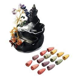Ceramic Waterfall Incense Burner
