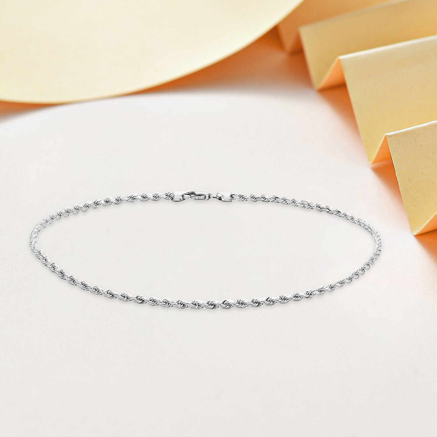 9K Yellow Gold  Anklet,  Gold Wt. 1.8 Gms