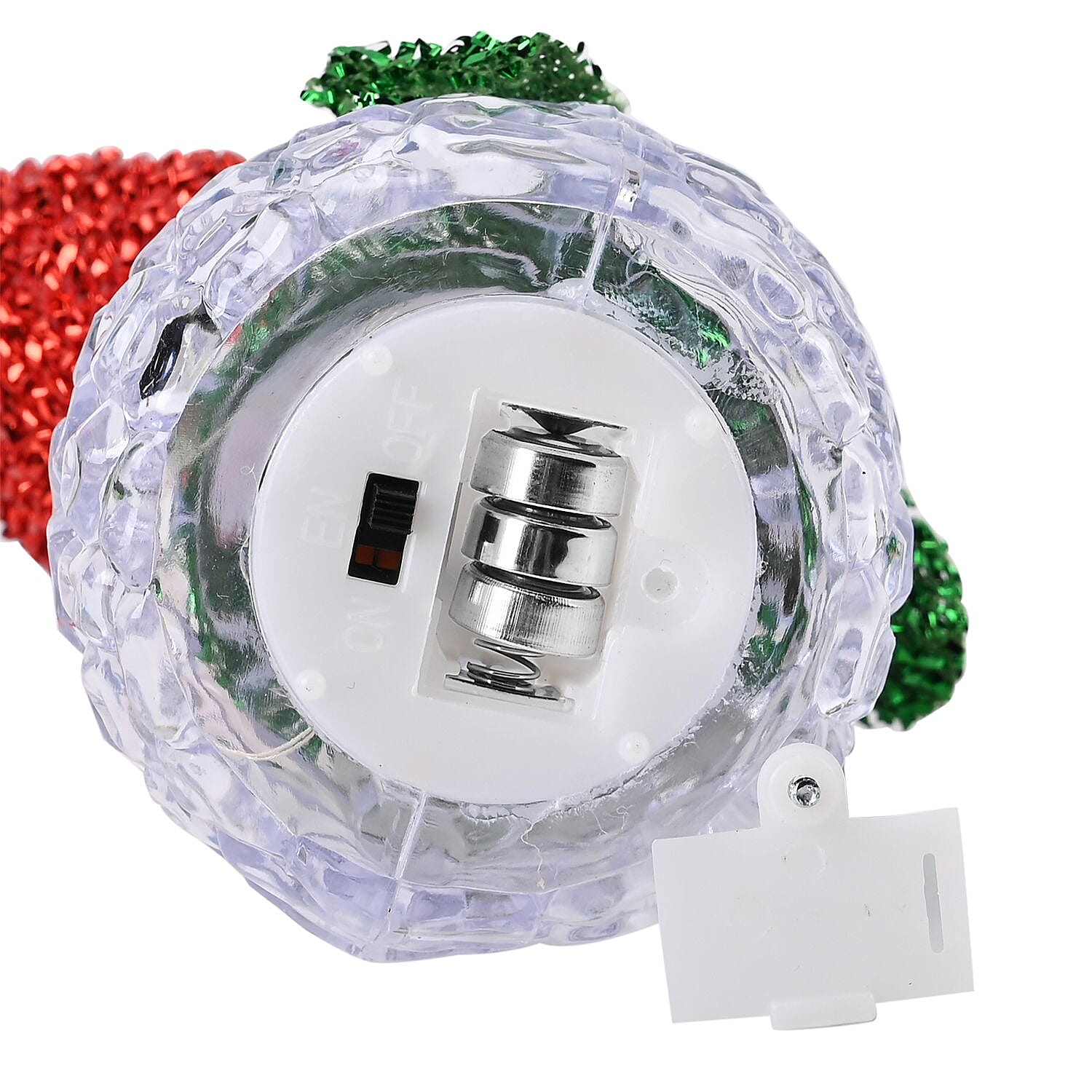 Set of 3 Snowman with 5 LED Lights - Multi, 13cm Height