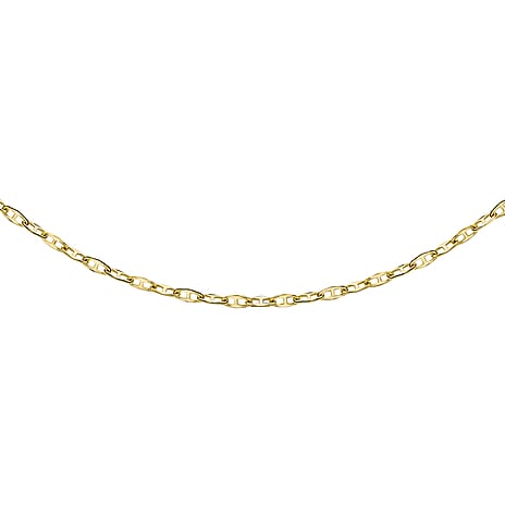 9K Yellow Gold  Chain (Size - 18),  Gold Wt. 0.78 Gms