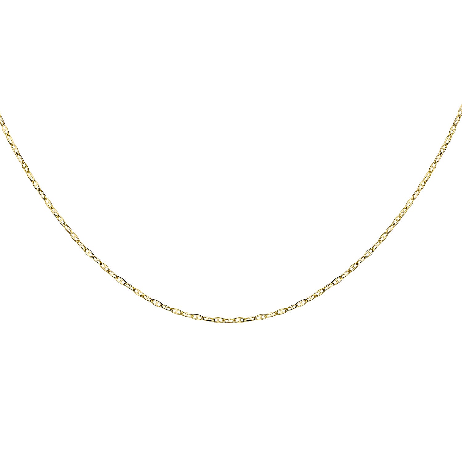 9K Yellow Gold  Chain (Size - 18),  Gold Wt. 0.78 Gms