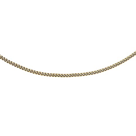 14K Yellow Gold  Chain (Size - 16),  Gold Wt. 0.9 Gms