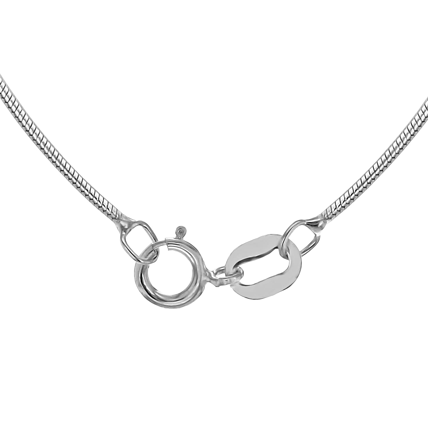 14K W Gold  Chain (Size - 18),  Gold Wt. 3 Gms