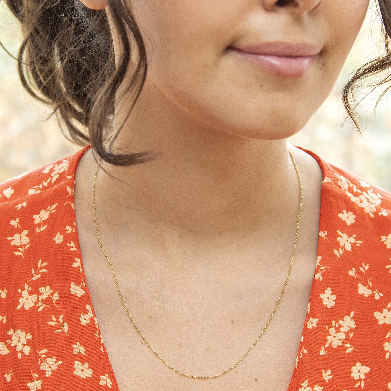 18K Yellow Gold  Chain (Size - 18),  Gold Wt. 2 Gms