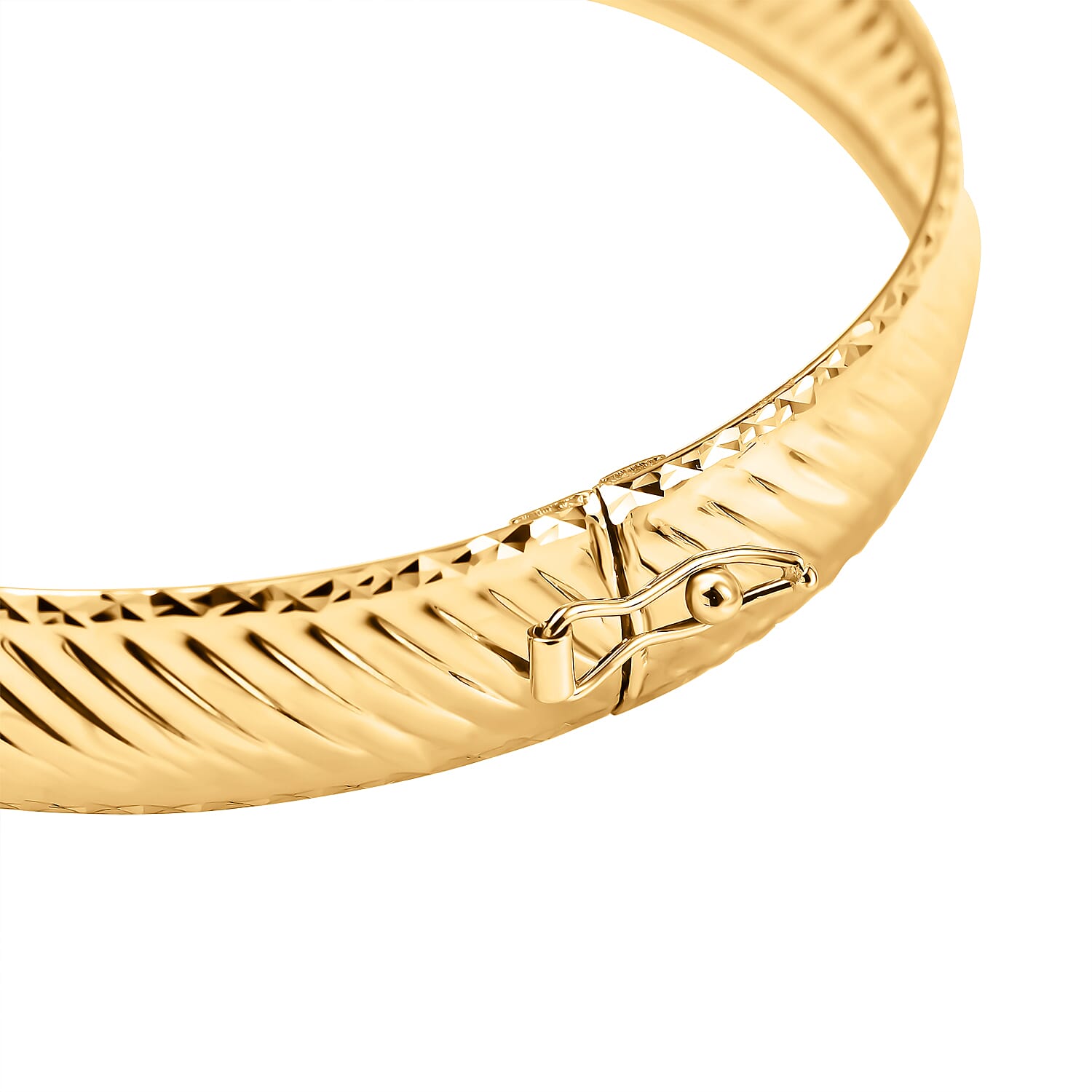 Maestro Collection - 9K Yellow Gold Bangle (Size - 7.5 ), Gold Wt. 6.00 Gms