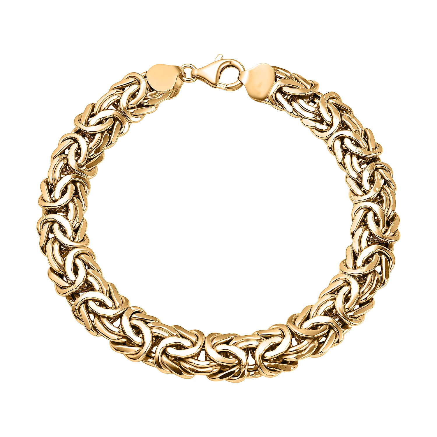 Maestro Collection - 9K Yellow Gold Byzantine Bracelet (Size - 8.00), Gold Wt. 11.87 Gms
