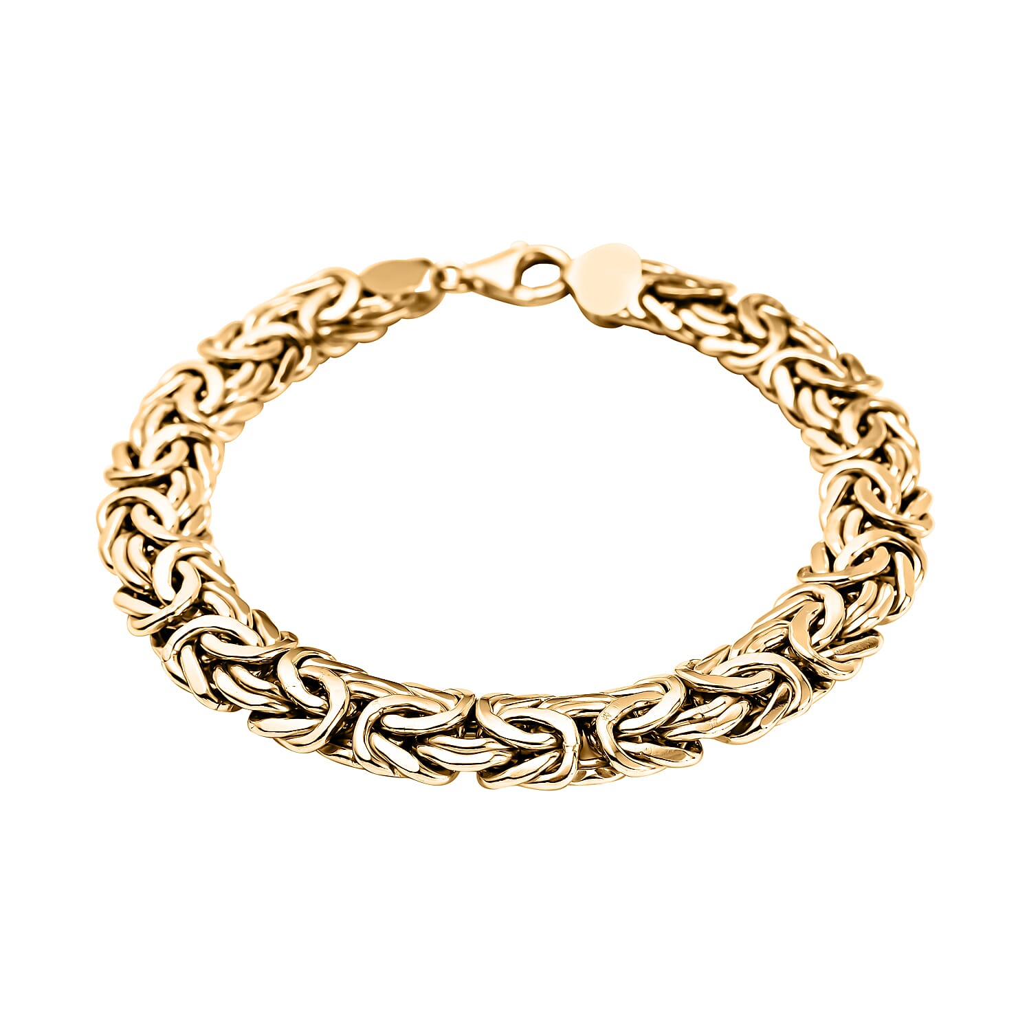 Maestro Collection - 9K Yellow Gold Byzantine Bracelet (Size - 8.00), Gold Wt. 11.87 Gms