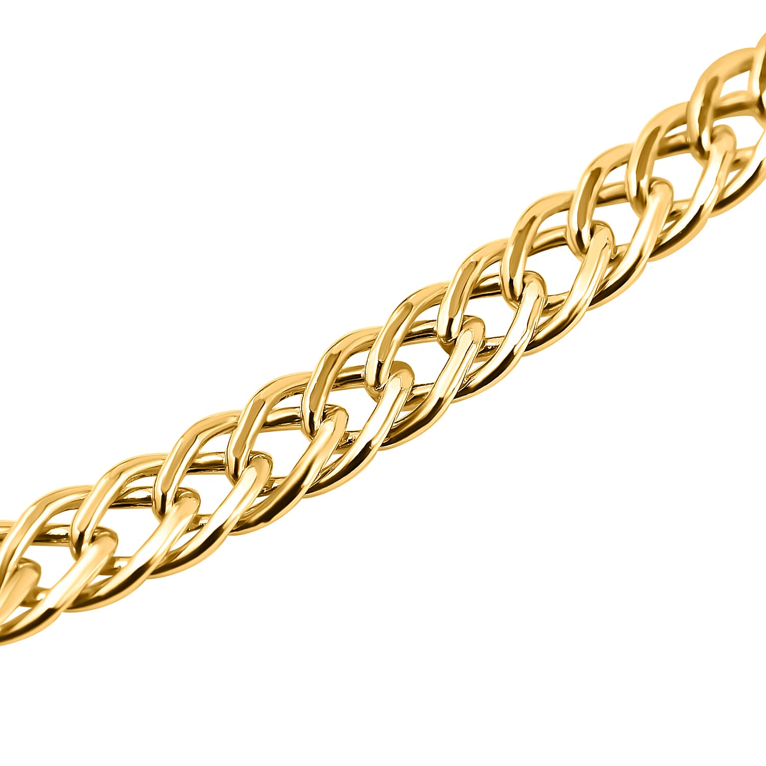 Maestro Collection - 9K Yellow Gold Double Curb Necklace (Size - 20), Gold Wt. 4.00 Gms