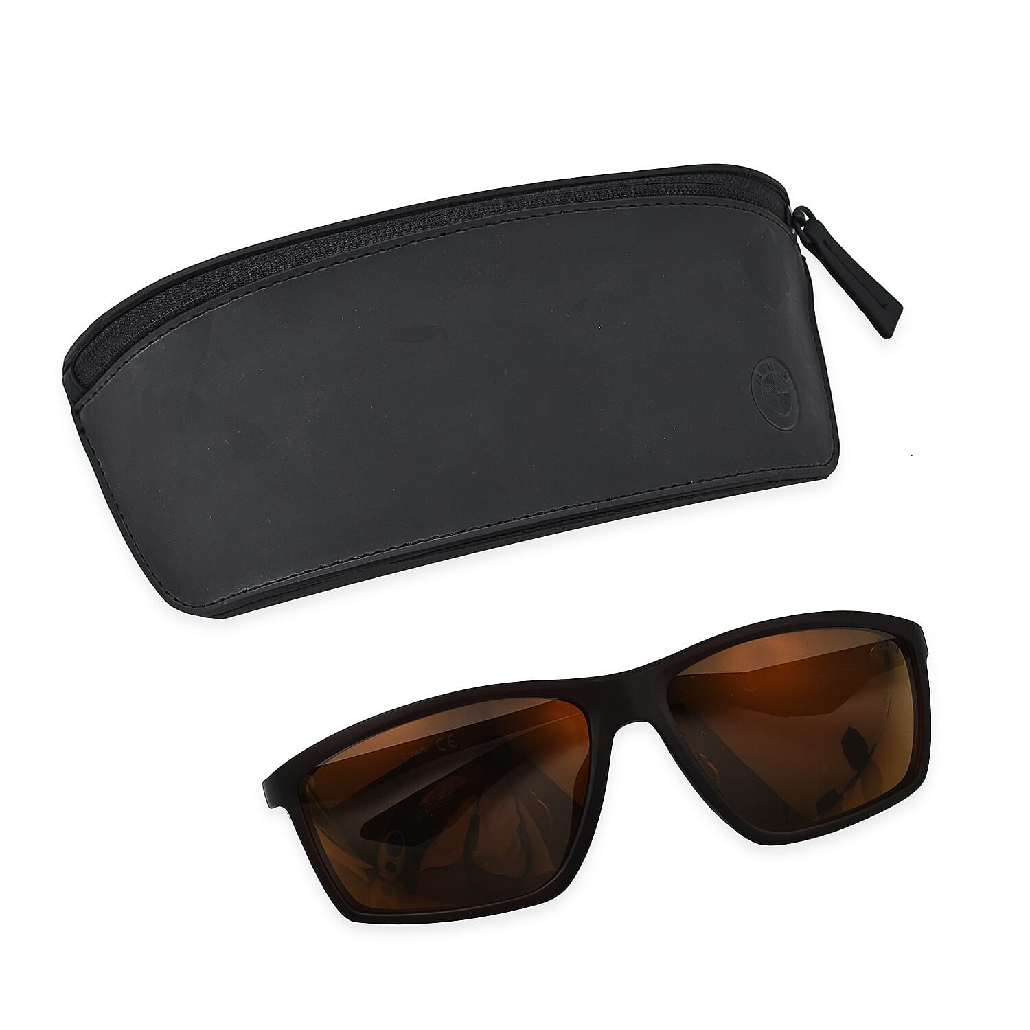 Closeout Deal - BMW Square Sunglasses - Brown