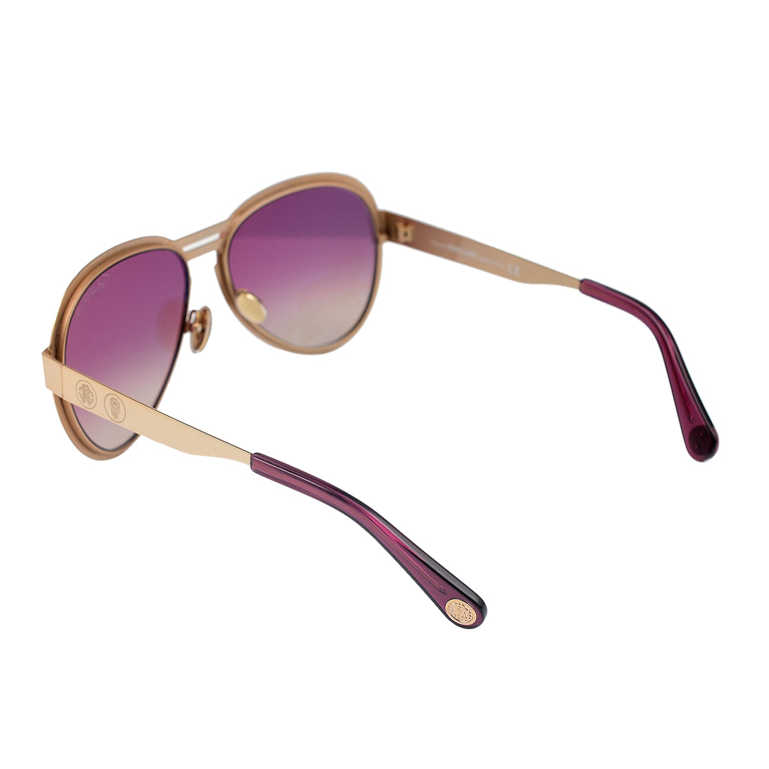 Roberto Cavalli Pink Shade Aviator Style Sunglasses