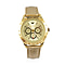 Juicy Couture Ladies Watch in Mineral Glass with Vegan Leather Strap - Gold
