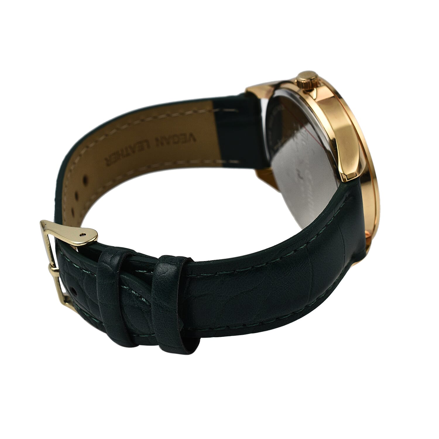 Juicy Couture Ladies Watch in Mineral Glass with Vegan Leather Strap - Green Juicy Couture Ladies Watch in Mineral Glass with Vegan Leather Strap - Green