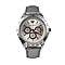 Juicy Couture Ladies Watch in Mineral Glass with Vegan Leather Strap - Silver