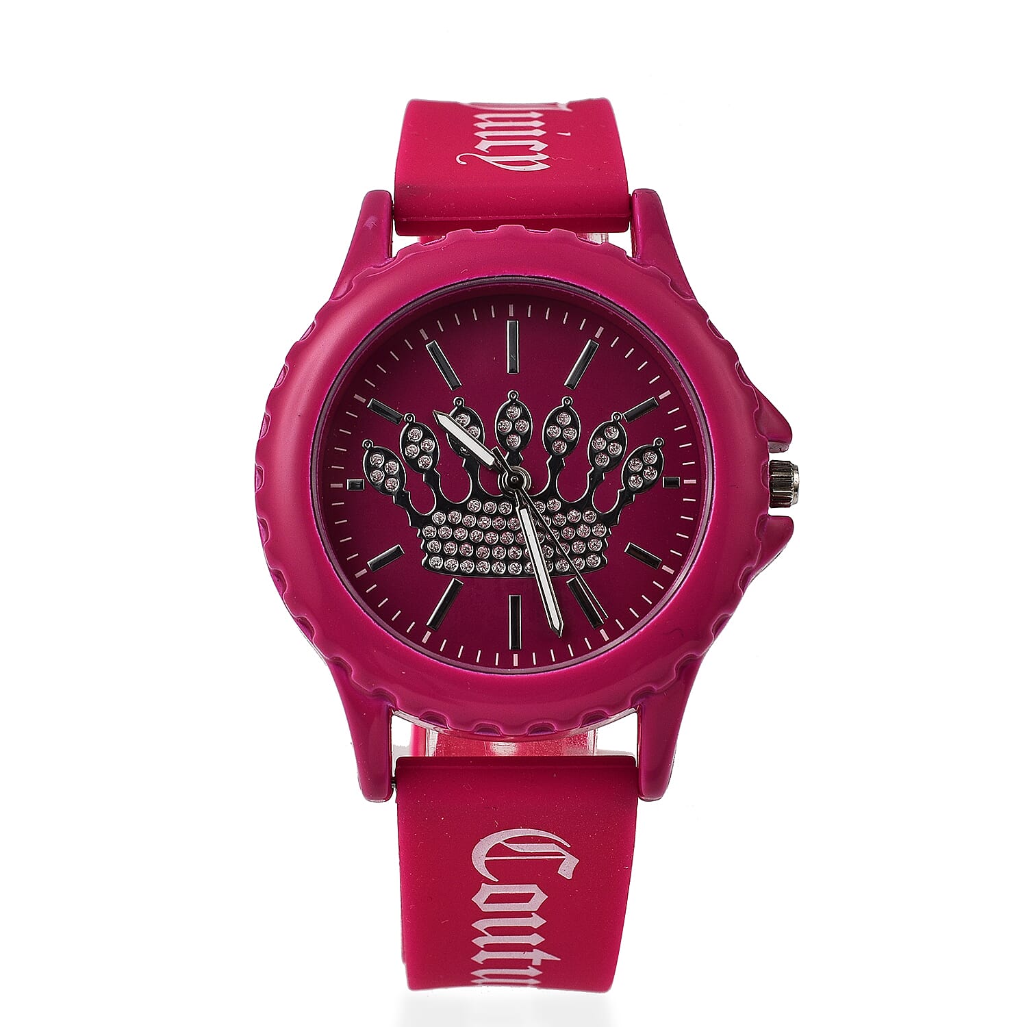 Juicy-Couture-Analogue-Ladies-Watch-with-Silicone-Strap-Pink