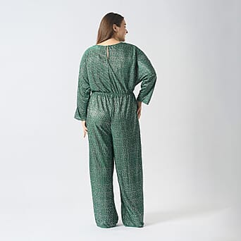 https://tjcuk.sirv.com/Products/75/7/7571593/Foil-Printed-Pleated-Jumpsuit-With-Elastic-at-Waist-Size-M-Green_7571593_1.jpg?w=342&h=342