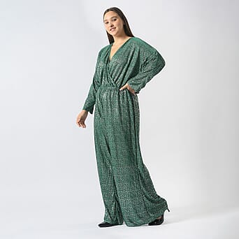 https://tjcuk.sirv.com/Products/75/7/7571593/Foil-Printed-Pleated-Jumpsuit-With-Elastic-at-Waist-Size-M-Green_7571593_2.jpg?w=342&h=342