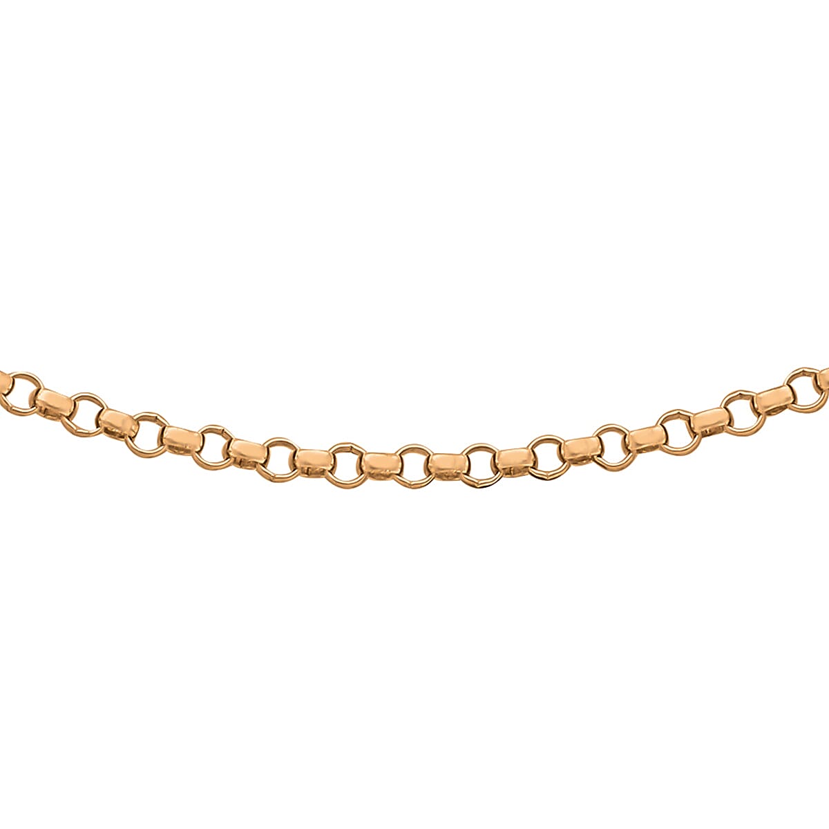 18K Rose Gold  Chain (Size - 18),  Gold Wt. 2 Gms