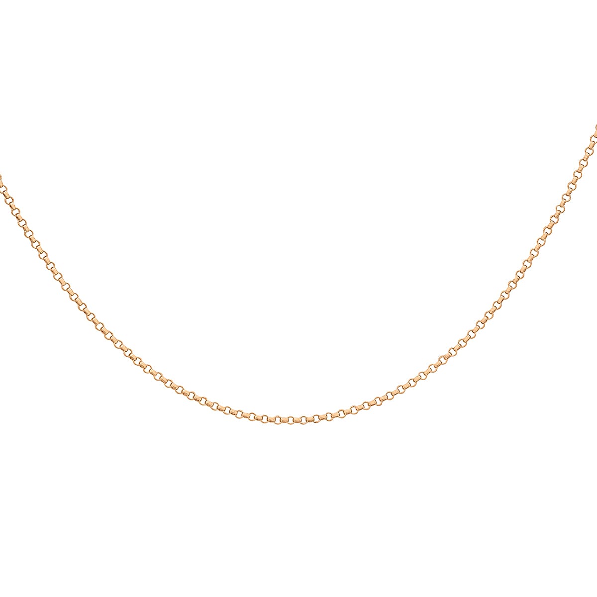 18K Rose Gold  Chain (Size - 18),  Gold Wt. 2 Gms