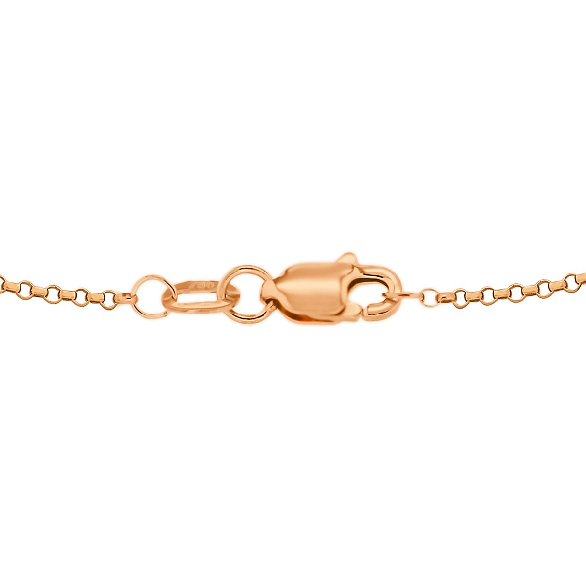 18K Rose Gold  Chain (Size - 18),  Gold Wt. 2 Gms