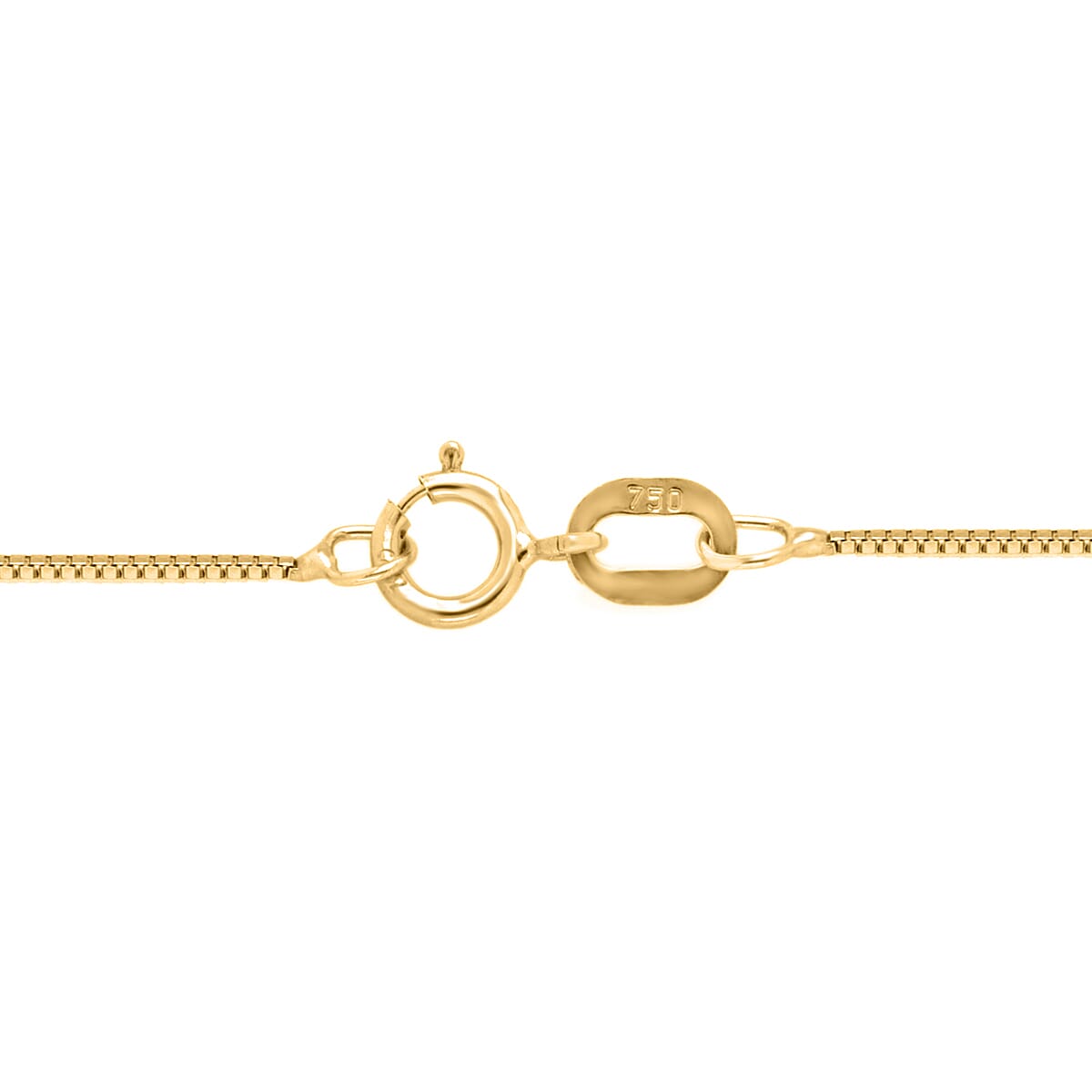 18K Yellow Gold  Chain (Size - 18),  Gold Wt. 1.2 Gms