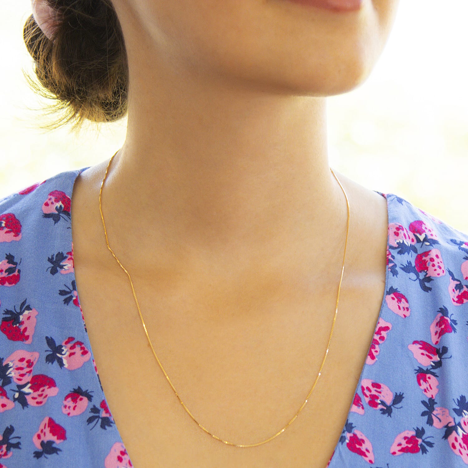 18K Yellow Gold  Chain (Size - 20),  Gold Wt. 2 Gms