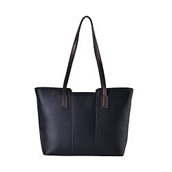 Hong Kong Closeout - 100% Genuine Leather Solid Tote Bag - Blue