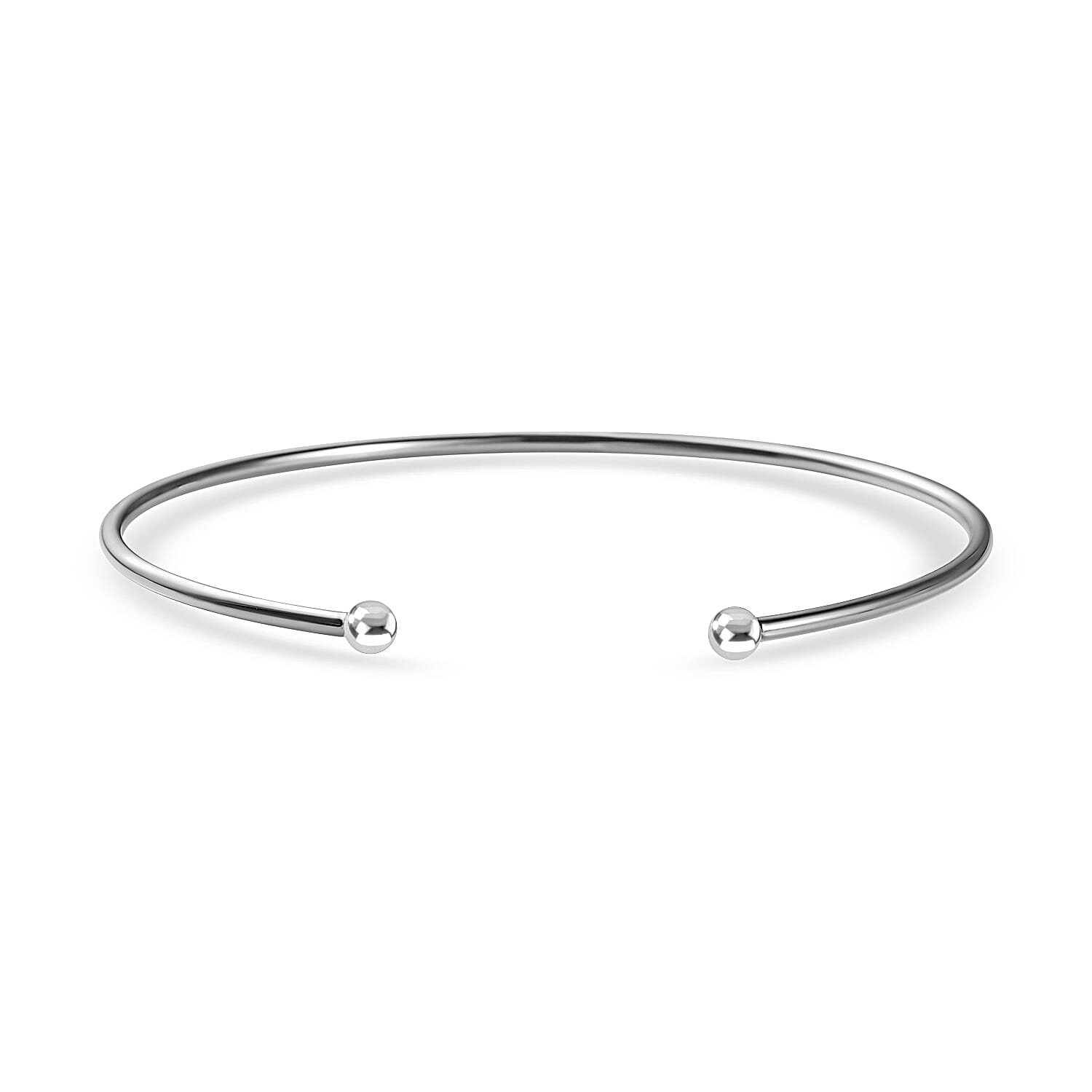 CloseOut- Sterling Silver Cuff Torque Bangle (Size-7.5)