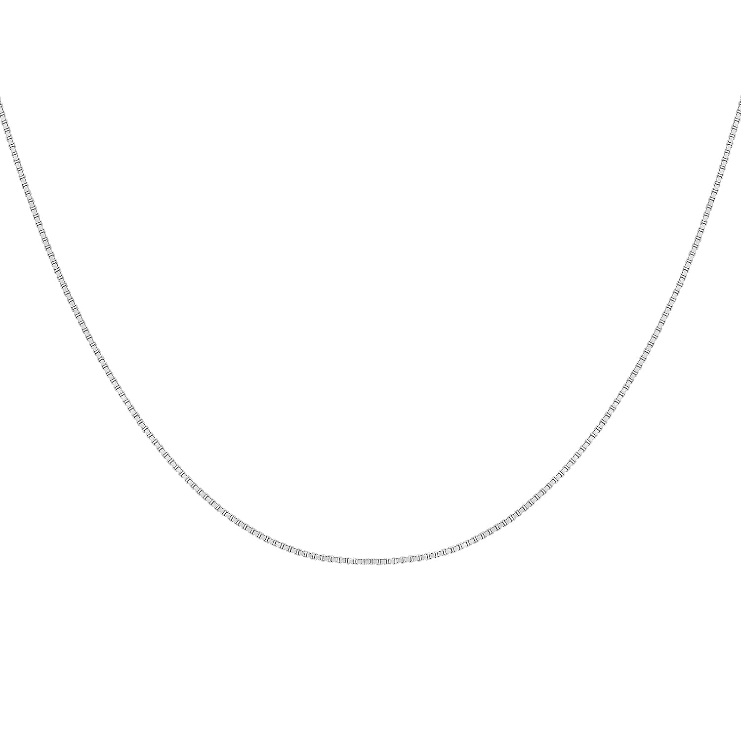 18K W Gold  Chain (Size - 16),  Gold Wt. 2.4 Gms