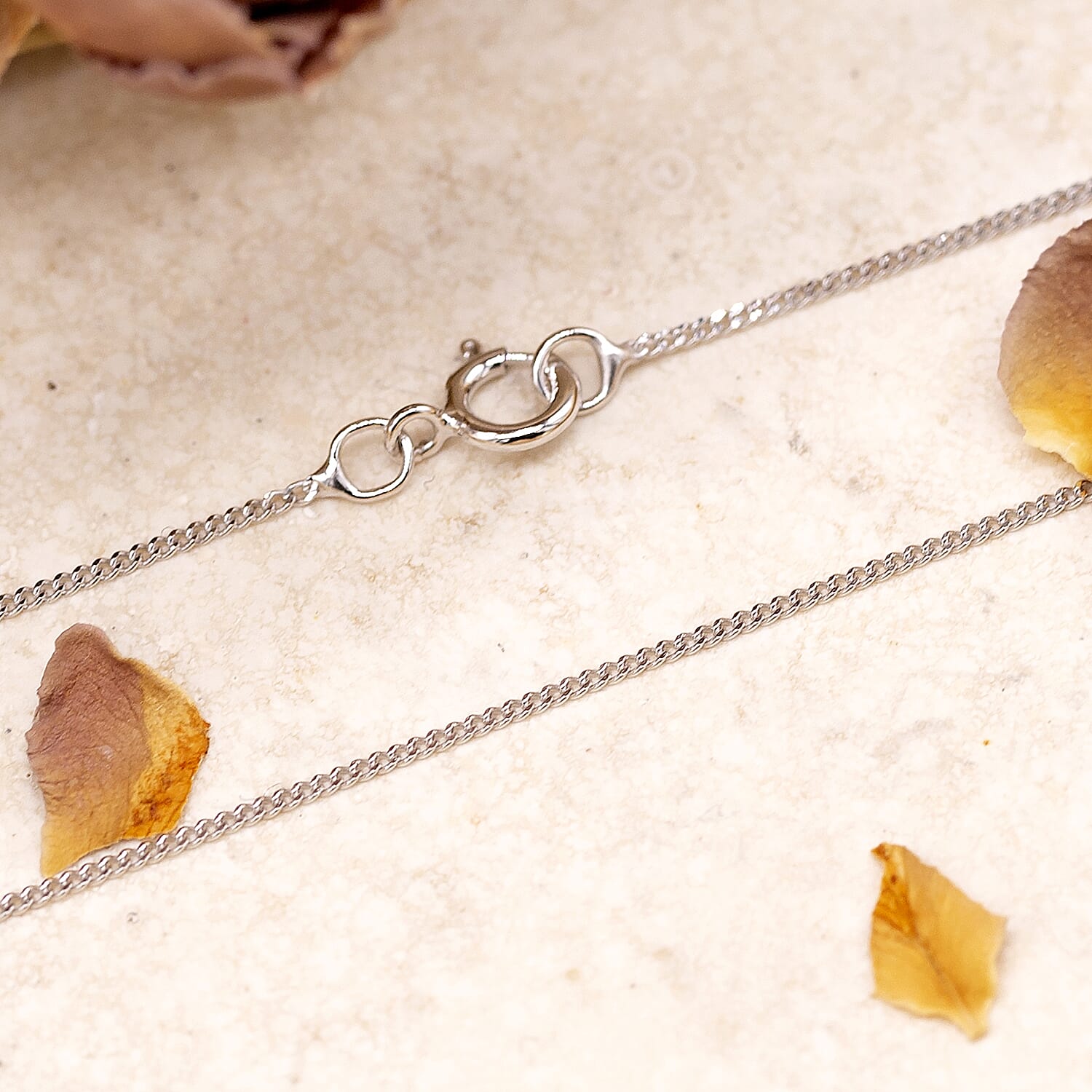 18K W Gold  Chain (Size - 16),  Gold Wt. 2.4 Gms