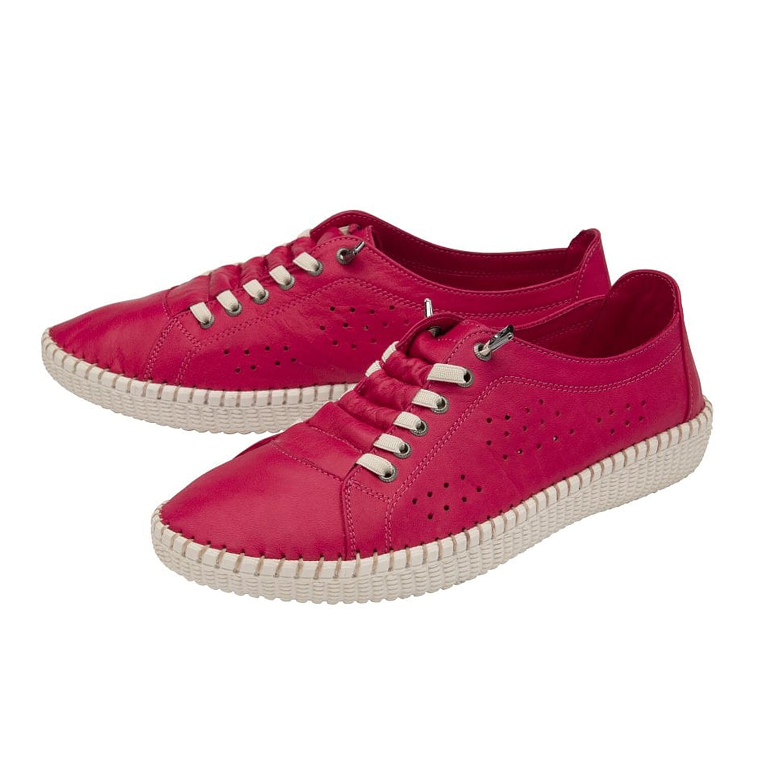 LOTUS Leather Kamari Womens Casual Shoes (Size 3) - Navy